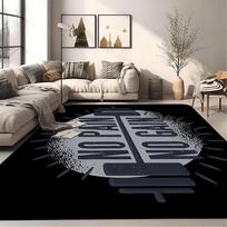 No Pain No Gain GYM Room Mats Washable Non-Slip Living Room Sofa Chairs Area Mat Kitchen Alfombra 40x60cm