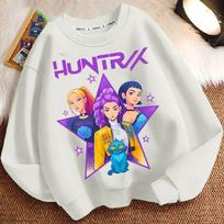 Children's Fashion KPOP Witch Hunt Group Hoodies for Autumn and Winter, Long-sleeved Hoodies for Boys and Girls 110