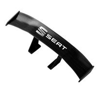 Automobilio galinis spoileris Mini spoilerio sparnas Mažas uodegos emblemos lipduko dekoracija SEAT Leon FR Altea Ibiza Toledo Cordoba Alhambra Arona Ateca juoda