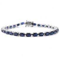 Peridot Tennis Bracelet -925 Sterling Silver Gold Plated gray