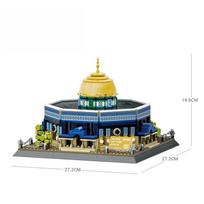 Dome Rock Mosque Building Blocks 983PCS World Famous Architecture Model Assemble Toys For Boys Adults Gifts
