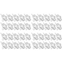 40pcs Heavy Type Plastic Canopies Hook with Antislip Camping Awnings Hook Clip for Outdoor Shade Shelters balta