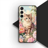 Cover for Motorola Moto G86 G57 E14 E15 G14 G34 G67 G84 G24 A54 G15 Power E22 Casing Silicone Phone Case Comics Meow Kitten Cat Motorola Moto E22 beige