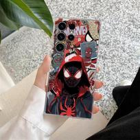 Marvel Žmogus-voras Komiksai Skaidrus dėklas Samsung Galaxy S26 S25 Ultra S24 S22 S26 Plus S20 S23 S21 S25 FE 5G Skaidrus dangtelis Galaxy S25 Ultra