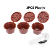 Reusable Coffee Filter Capsule for Caffitaly S21 S22 Ruby Stainless Steel & Food Grade PP Refillable Coffee Pods Accessories