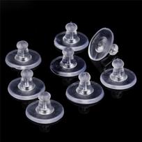 1 Pack Heavy Duty Rubber Earring Backs Sleeves Holders Stoppers Soft Nut Silicone