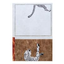 Light Luxury Plush Lounge Rug Home Bedroom Decor Leopard Print Carpet Study Non-slip Mat Nordic Carpets for Living Room 40x60cm