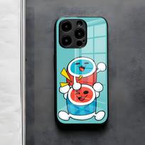 Taiko No Tatsujin Phone Case For IPhone 17 Air 16 E Pro Max 15 14 13 Mini 12 Pro 11 Max Plus Black Glass Cover iPhone 16