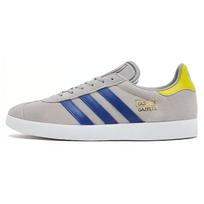Adidas Originals Gazelle Versatile Comfortable Shock Absorbing Durable Low Top Sneakers Men Sneakers Gray Blue IE6955 36