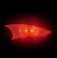 LED Wheel Lights Rechargeable Spoke Light Vibrant Illumination Red