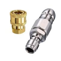 5000 PSI Kanalizacijos valymo antgalis 14 PSI slėginiam plovikliui, pramoniniam nuotekų šalinimui