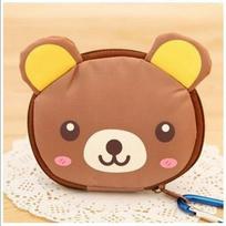 Eco-friendly Foldable Cartoon Shopping Tote with Buckle