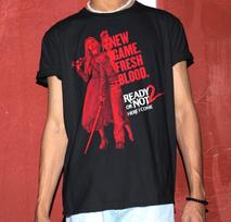 Unisex Ready or Not 2 Movie Shirt Horror Movie Tshirt Summer Men's and Women's Loose and Breathable T-shirt Top S įvairiaspalvis