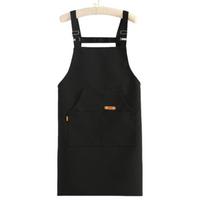 Waterproof Kitchen Cooking Apron Stain-proof Adjustable Waiter Sleeveless Apron Wear-resistant Oil-proof Catering Work Clothes juoda