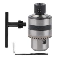 8mm Fixed Hole Key Type Drill Chuck 3 Jaw Clip Drill Chuck 8mm Fixing Hole  Grinding Machine