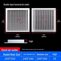 Adjustable Central AC Air Vent Grille