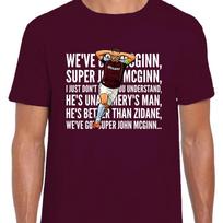 We've Got McGinn Villa Burgundy Unisex Adult T-Shirt S-2XL Villa Fans Tee XL