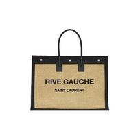 Saint Laurent Rive Gauche Tote Bag Beige Unisex Tote_bags Tan 499290-2M21E-7070 Basic Set (Bag+Dust Bag)
