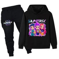 Kids Clothing Sets Hot Selling Kpop Witch Hunt Printed Children's  Hoodie Sweatshirt Set 110 juoda