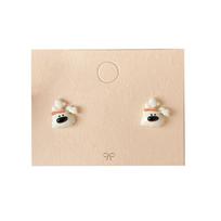 Lovely Dog Earrings For Animal Lovers Charming Sausage Dog Studs Versatile Styling Earrrings Jewelry for Gatherings