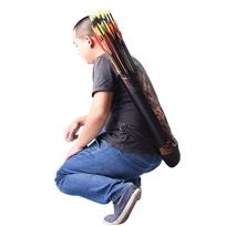 Traditional Back Quiver Hunting Training Target Holder Shoulder Bag kamufliažas