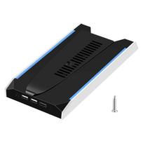 RGB Vertical Cooling Stand for PS 5 Slim/PS 5 Pro Base with 3 USB 2.0 Ports 8 Light Mode for Sony Playstation 5 Game Accessories juoda