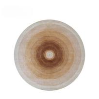 Minimalist Style Living Room Decoration Round Carpet Fluffy Soft Floor Mat Thick Plush Study Rug Gradient Color Rugs for Bedroom 80x80CM