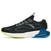 Anta Tron 1.0 Shock Absorbers Slip Resistant Abrasion Resistant Breathable Low Top Running Shoes Men's Black Blue 112115586-3 40.5
