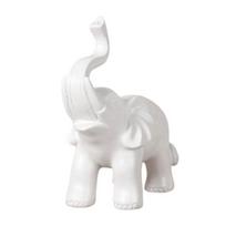 Elephant Ornament Black Golden Animal Design Resin Figurine Symbolizing Good Luck Strength Wisdom Elephant balta