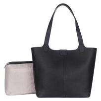 Kyoei-Tech Women's Tote Bag, Bag-in-Bag, Commuter Bag, Leather, A4 Size, Handbag, Shoulder Bag, Genuine Leather, Business, Ultra Lightweight, Soft,