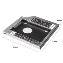 Kietojo disko adapteris 9,5 MM/12,7 MM SSD/HDD dėklas SATA 3.0 Dėžutė Palaiko 9,5 mm/12,7 mm storio HDD/SDD Kietąjį diską