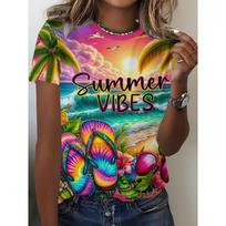 Vibrant Women's T-shirt - Suitable for casual daily wear 2XS