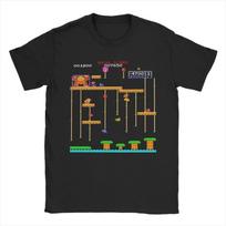 2026 New Fashion Funny Donkey Kong Video Games High Quality Soft T Shirts Men's O-neck Short Sleeve Tops  Cotton Summer TopsTops S juoda