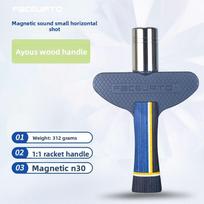Stalo teniso jėgos treniruoklis Magnetinis valdymas Skambantis lankinis kamuoliukas Treniruotė Tiesus rakečių horizontalus traukimas 304 nerūdijantis plienas gray