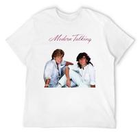Modern Talking TShirt graphic t shirts animal prinfor boys Unisexs cotton t shirts S white