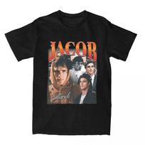 Couple T-Shirt Jacob Elordi Australian Actor T-Shirts Leisure Poster Summer Tees Y2K Funny Casual Pure Cotton Tops Gift S įvairiaspalvis