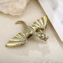 Vintage Viking Dragon Hairpin Fashionable And Elegant Women'S Retro Nordic Norwegian Style Hair Accessory Gift A2