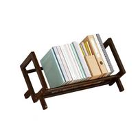 Burr Free Wood Book Display Shelf Quick Assembly Space Saving Magazine Storage Rack Convenient Bamboo Document Organizer