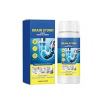 Drain Storm Sink and Drain Cleaner 100g Foaming Cleaning Blend for Kitchen Basin Shower Drain Outlet Toilet Bowl Pipe Maintenance One Size mėlyna