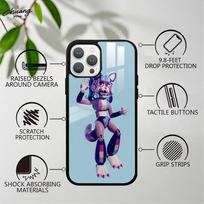 Game F-Five-nights-At-F-Freddys Phone Case For Iphone 17 12 13 14 15 16Pro Max Mini Plus Glass Sheet iPhone13PROMAX
