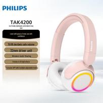 Philips TAK4200 Wireless Kids Headphones vyšnių žiedų rožinė spalva