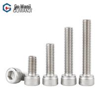 GUWANJI 304 Stainless Steel Hex Socket Cap Screws M10x65 (2 pcs)