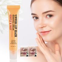 Gentle and Fast Upper Lip Hair Removal Cream 3-Minute Effective and Painless Depilatory Solution for Smooth Skin One Size balta
