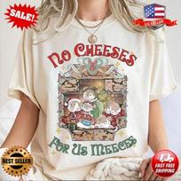 Disney Muppet Christmas Carol Mice No Cheeses For Us Meeces T-shirt S-5XL XXXXL
