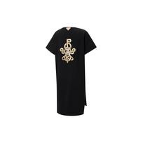 Puma X Pronounce Printed Back Round Neck Sports Short-Sleeve Dress Women Dress Black 532148-01 XS
