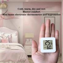 Buitinis tikslus termometras mažas patalpų termometras LCD skaitmeninis temperatūros kambario higrometras matuoklis, jutiklis, drėgmės matuoklis