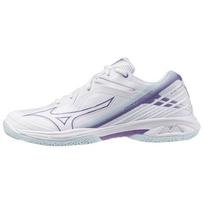 Mizuno Wave Claw 3 Wide White Paisley Purple Unisex Sneakers Cooling-Spray 71GA244329 40