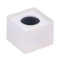 1Pc Square Microphone Flag Mic Station Cube Interview Square Box Holder Reporter Decor Flags News Square Accessories