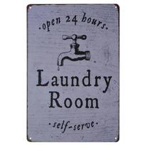 Vintage Metal Tin Signs Plaque  Laundry Room Man Cave Home Cafe Bathroom Club Bar Wall Decor  Retro Iron Painting Art Posters 20x30cm（7.8x11.8inch）