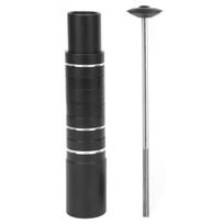 LUNJE 180mm Dviračio vairo kotas Pakėlimas Aliuminio lydinio Dviračio priekinės šakės vamzdelių prailgintuvo priedai black